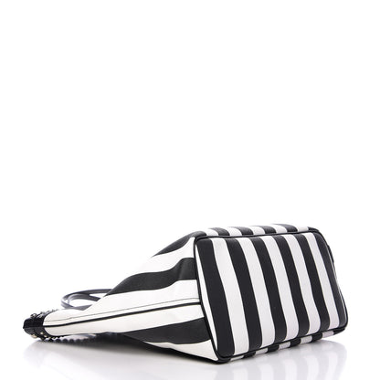 Givenchy Coated Canvas Striped Large Antigona Tote Black White 3 of 15