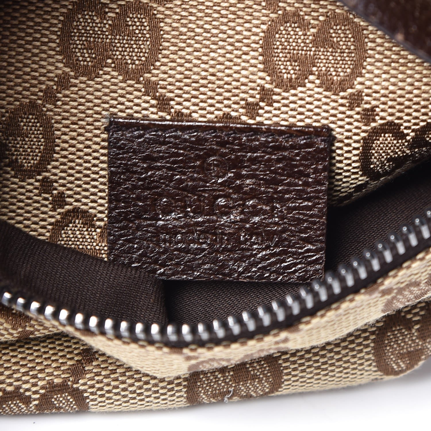 Gucci Monogram Web Belt Bag Dark Brown 6 of 8