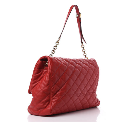 Dolce & Gabbana Lambskin Quilted Miss Kate Shoulder Bag Red 3 of 11