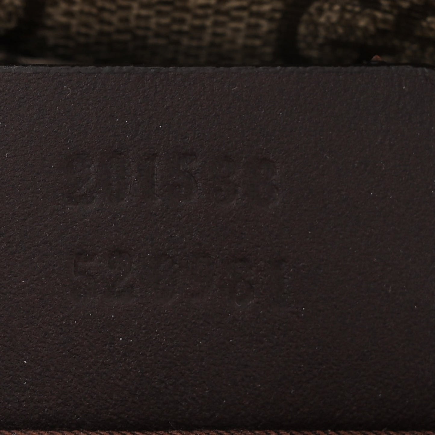GG Supreme Monogram Small Flat Messenger Bag Dark Brown