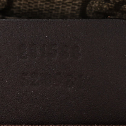 Gucci GG Supreme Monogram Small Flat Messenger Bag Dark Brown 7 of 10