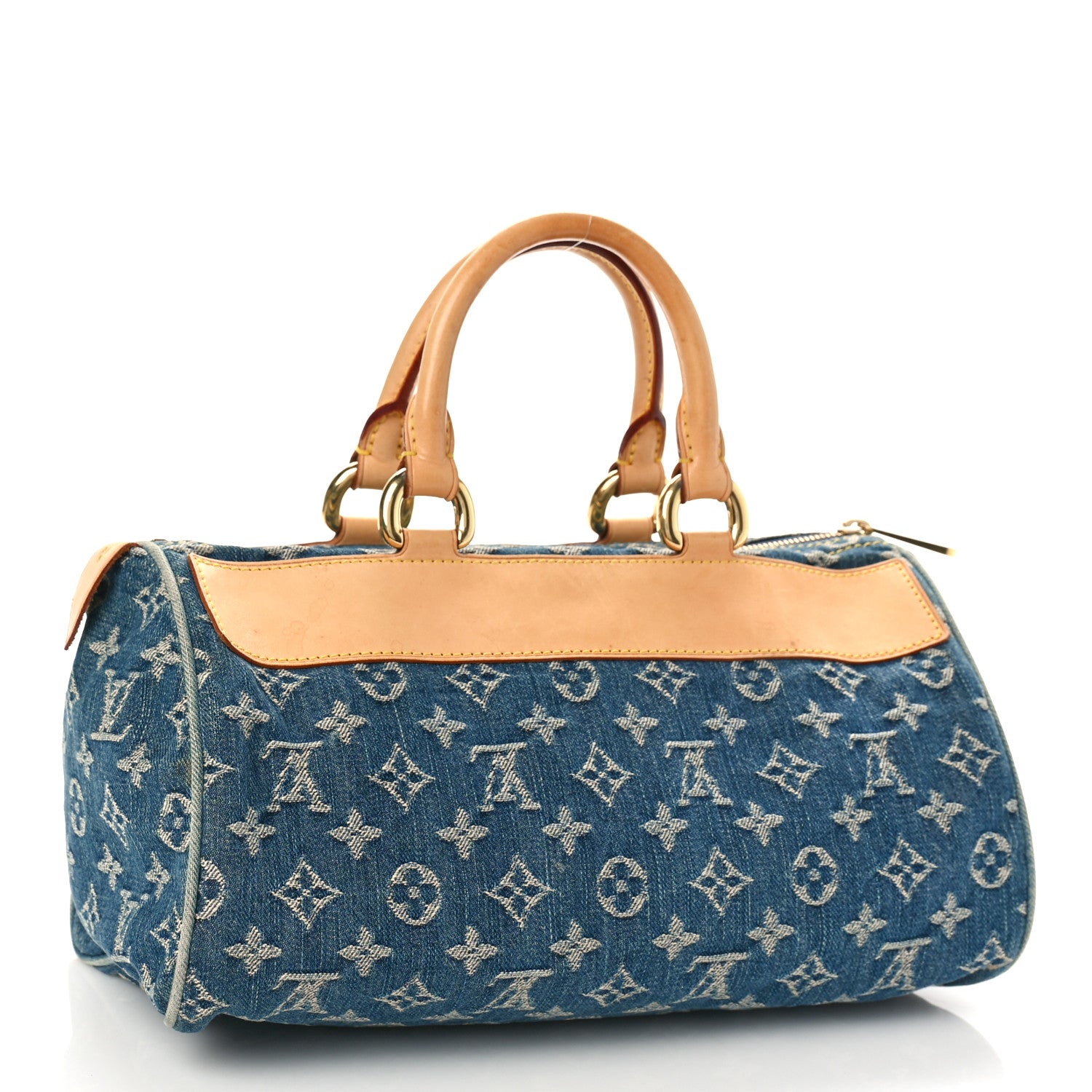 Louis Vuitton Monogram Denim Neo Speedy Blue 3 of 9