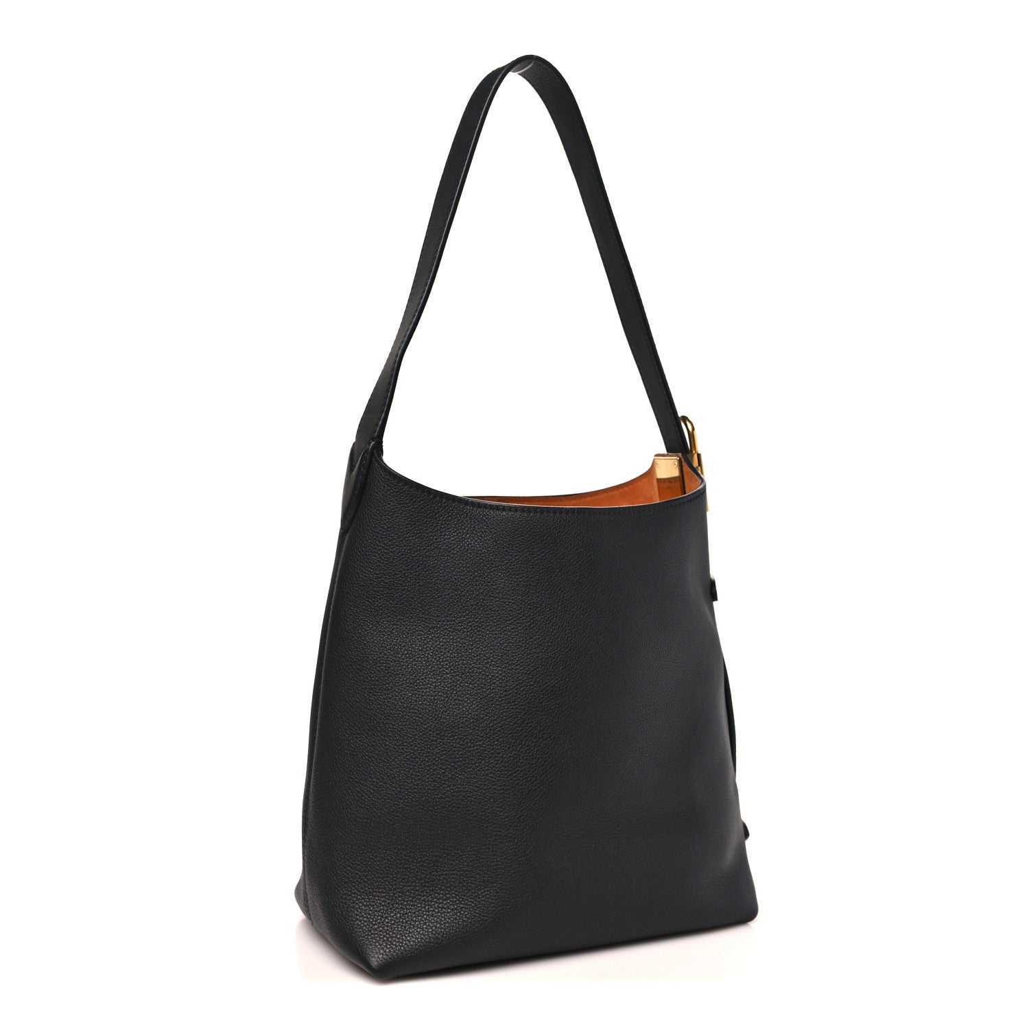 Louis Vuitton Grained Calfskin Low Key Hobo PM Black 4 of 10