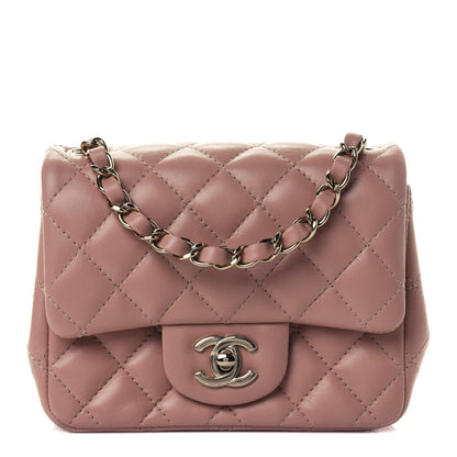 Chanel Lambskin Quilted Mini Square Flap Beige 1 of 4