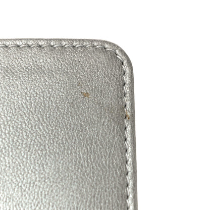 Chanel Lambskin Camellia Embossed Zipped Pocket Wallet Black 16 of 20
