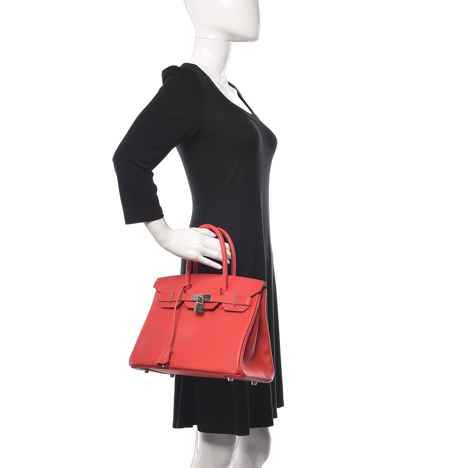 Hermes Epsom Birkin 30 Rouge Tomate 2 of 34