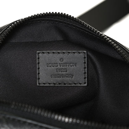 Louis Vuitton Calfskin Monogram Shadow Danube PM Black 6 of 10