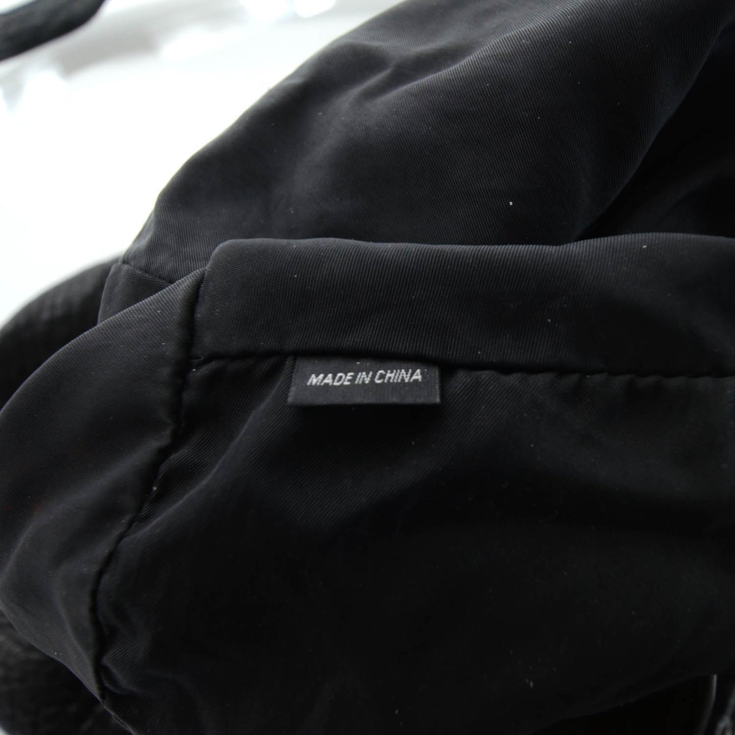 Leather Diego Bucket Bag Black