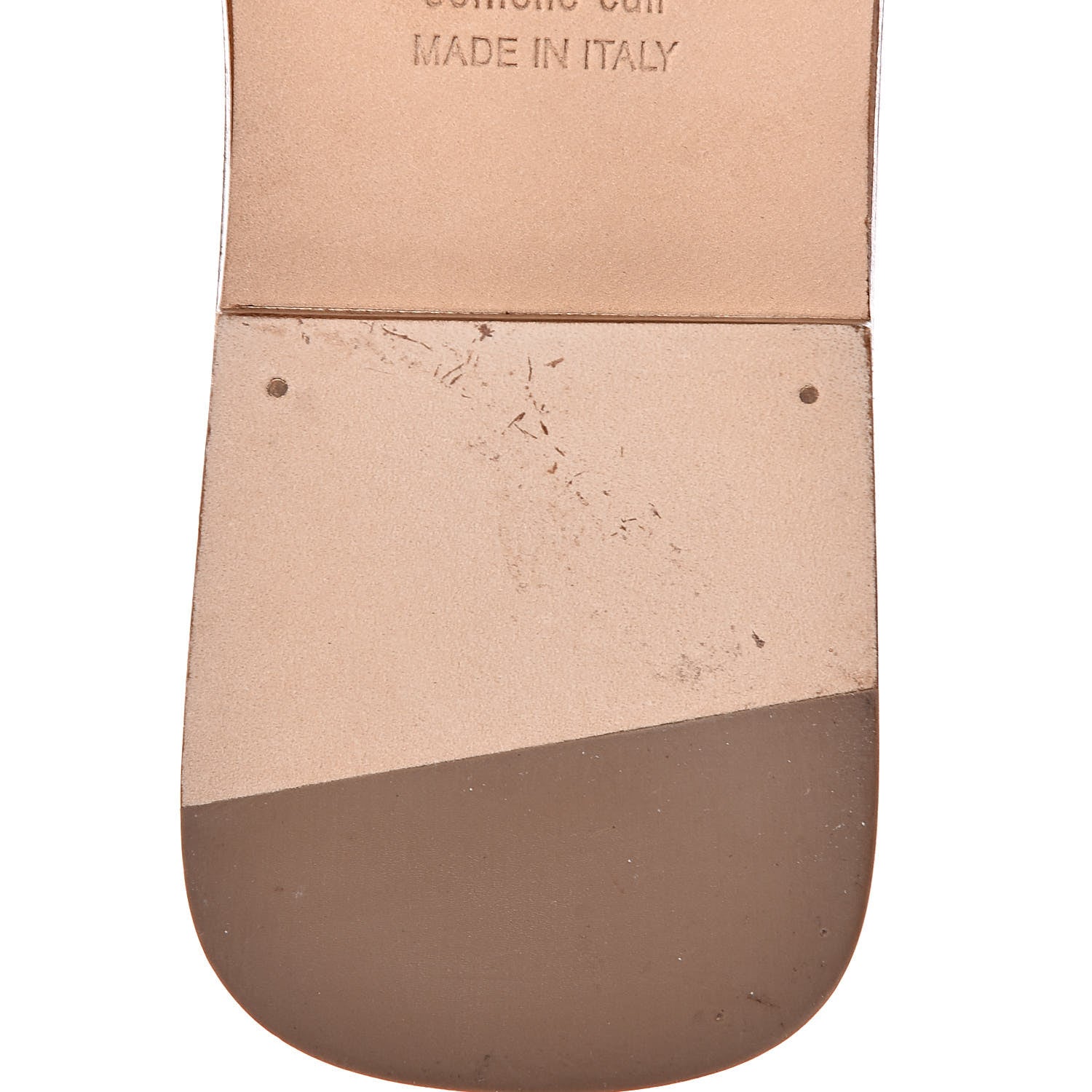 Hermes Box Calfskin Oran Sandals 36.5 Gold 10 of 11