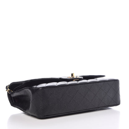 Chanel Caviar Quilted Medium Double Flap Black 4 of 7