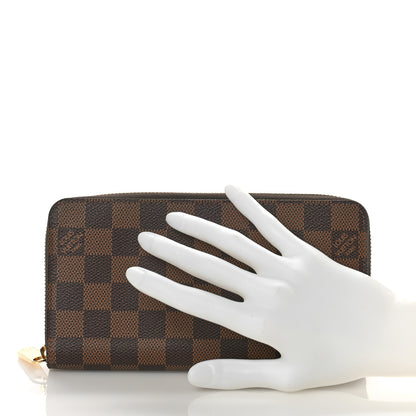 Louis Vuitton Damier Ebene Zippy Wallet 2 of 8