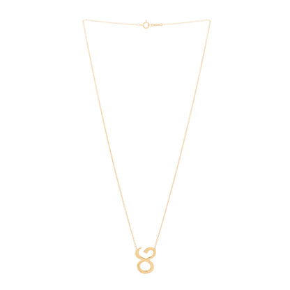Tiffany 18K Yellow Gold Paloma Picasso Zodiac Taurus Pendant Necklace 3 of 6