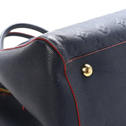 Louis Vuitton Empreinte Montaigne GM Marine Rouge 10 of 13