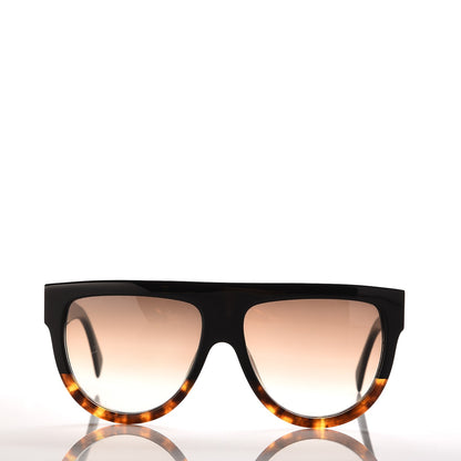 Celine Shadow Sunglasses CL 41026/S Black Havana 2 of 7