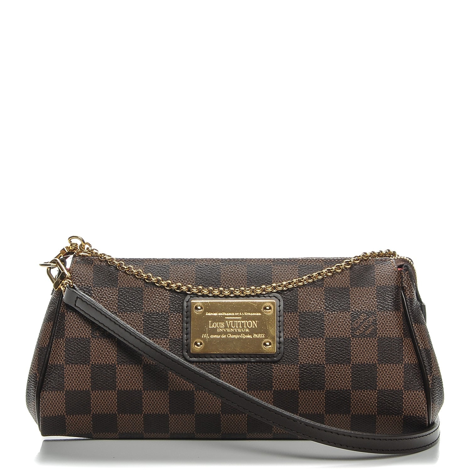 Louis Vuitton Damier Ebene Eva Clutch 1 of 7