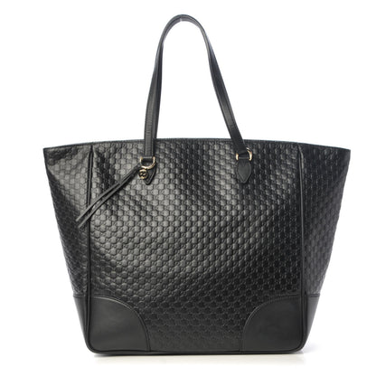 Gucci Microguccissima Bree Zippered Tote Black 1 of 8