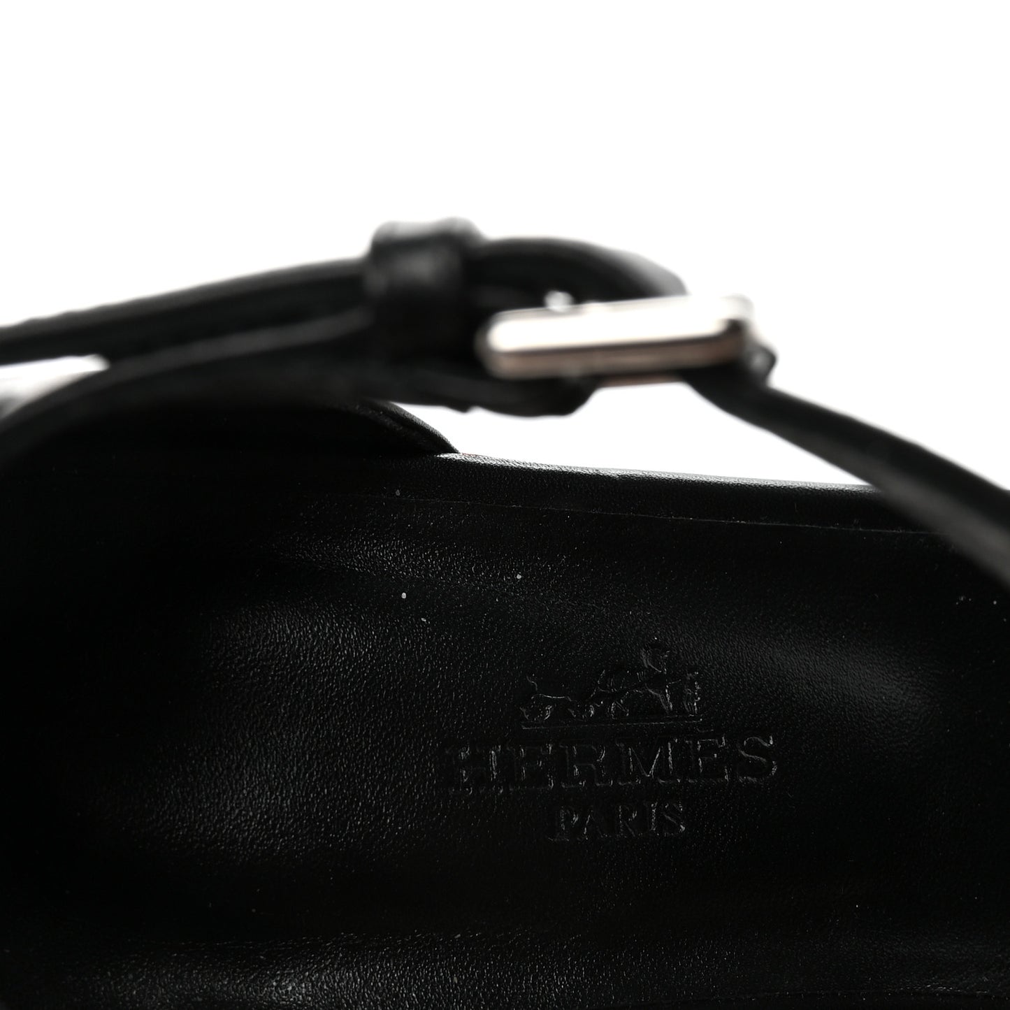 Calfskin Illusion 35 Sandals 37 Black
