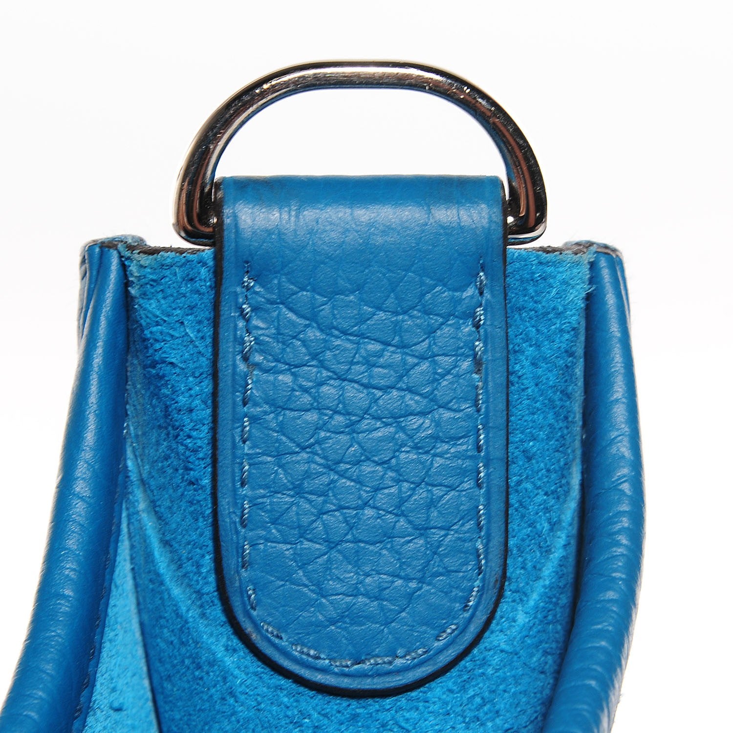 Hermes Taurillon Clemence Evelyne III GM Bleu Izmir 7 of 16