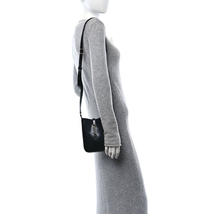 Saint Laurent Patent Calfskin Mini Le 5 A 7 Vertical Hobo Black 3 of 11