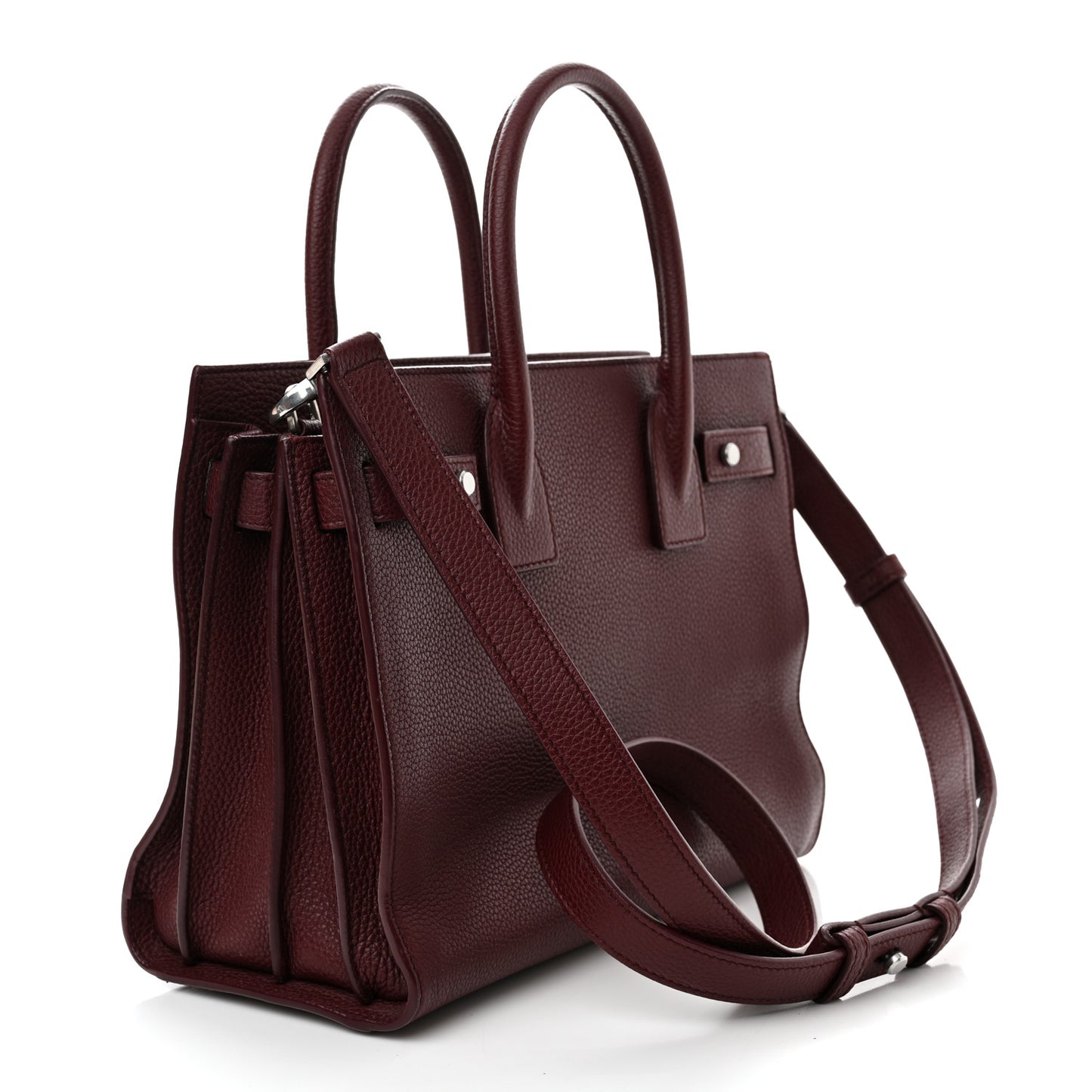 Grained Calfskin Baby Supple Sac De Jour Palissandre