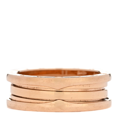 Bulgari 18K Rose Gold B.Zero1 Three-Band Ring 65 11 1 of 7