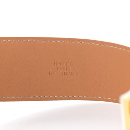 Hermes Epsom Kelly Dog Bracelet White 4 of 6