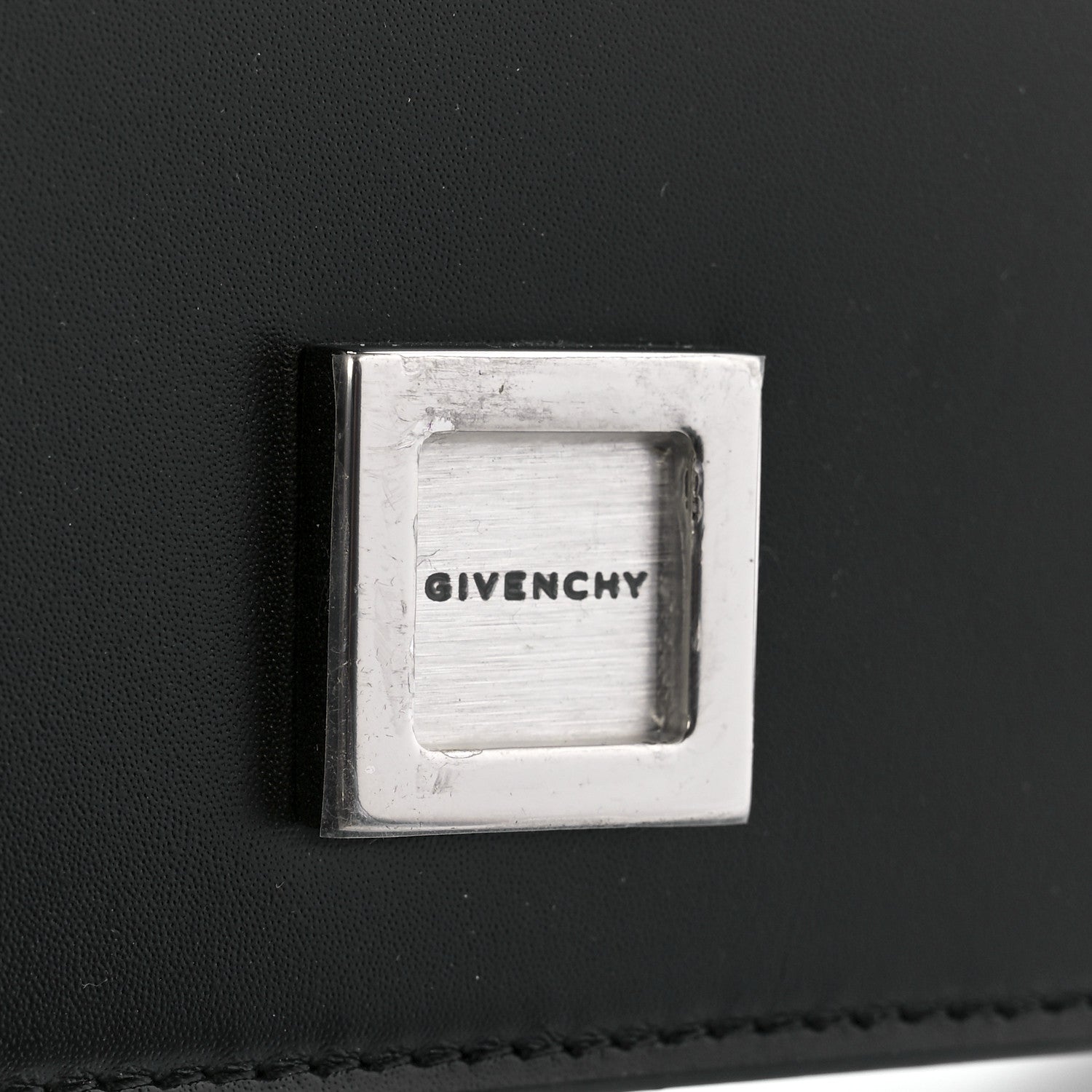 Givenchy Calfskin Small 4G Chain Shoulder Bag Black 7 of 11