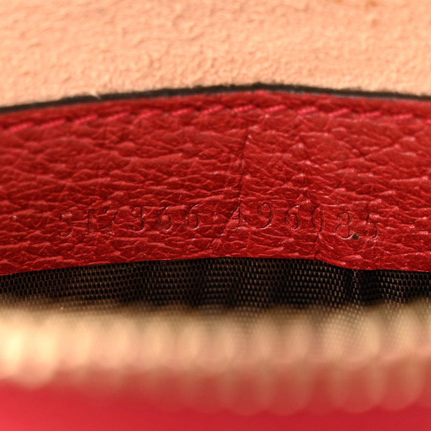 GG Supreme Monogram Flora Web Ophidia Wristlet Bag Red