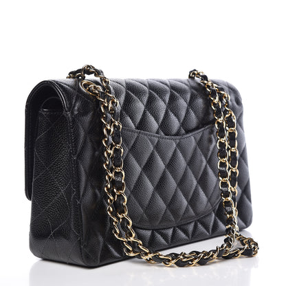 Chanel Caviar Quilted Medium Double Flap Black 3 of 12