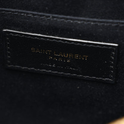 Saint Laurent Calfskin Matelasse Monogram Lou Camera Bag Fog 6 of 10