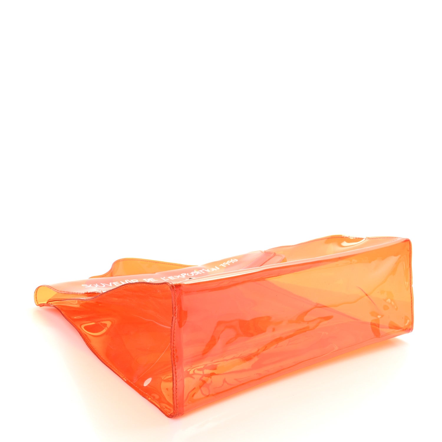 Hermes Vinyl Souvenir De L'Exposition Kelly Orange 3 of 9