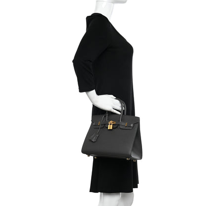 Hermes Madame Calfskin Birkin Sellier 25 Graphite 2 of 11
