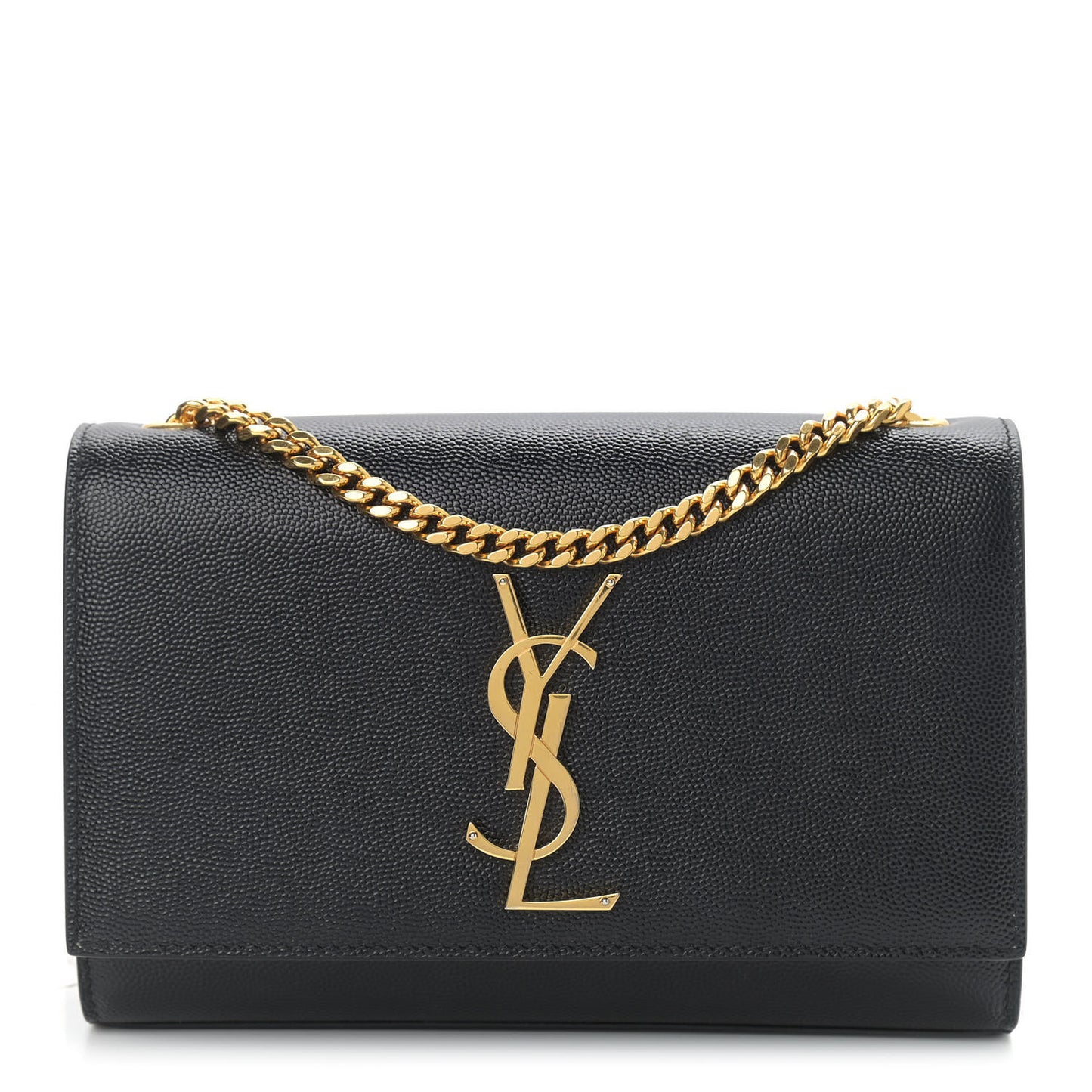 Grain De Poudre Small Monogram Kate Satchel Black