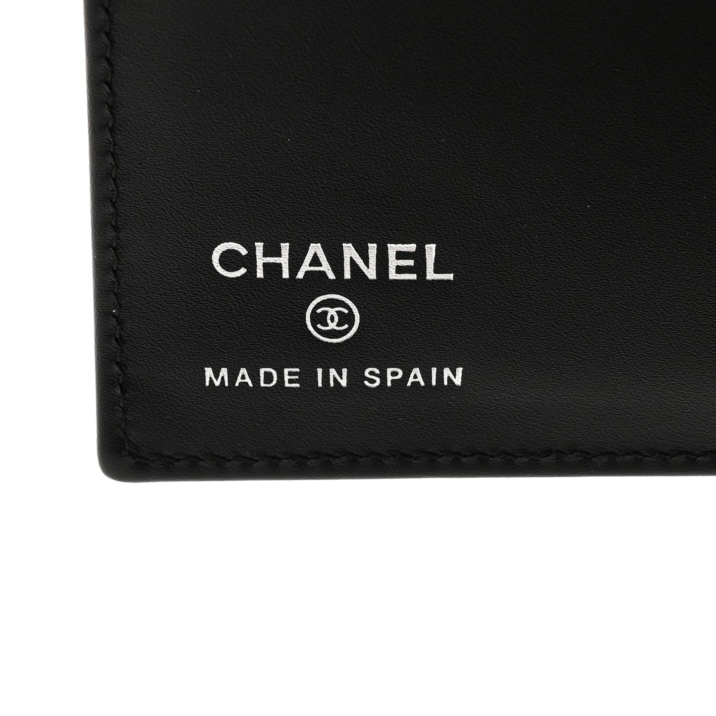 Caviar Timeless Passport Holder Black