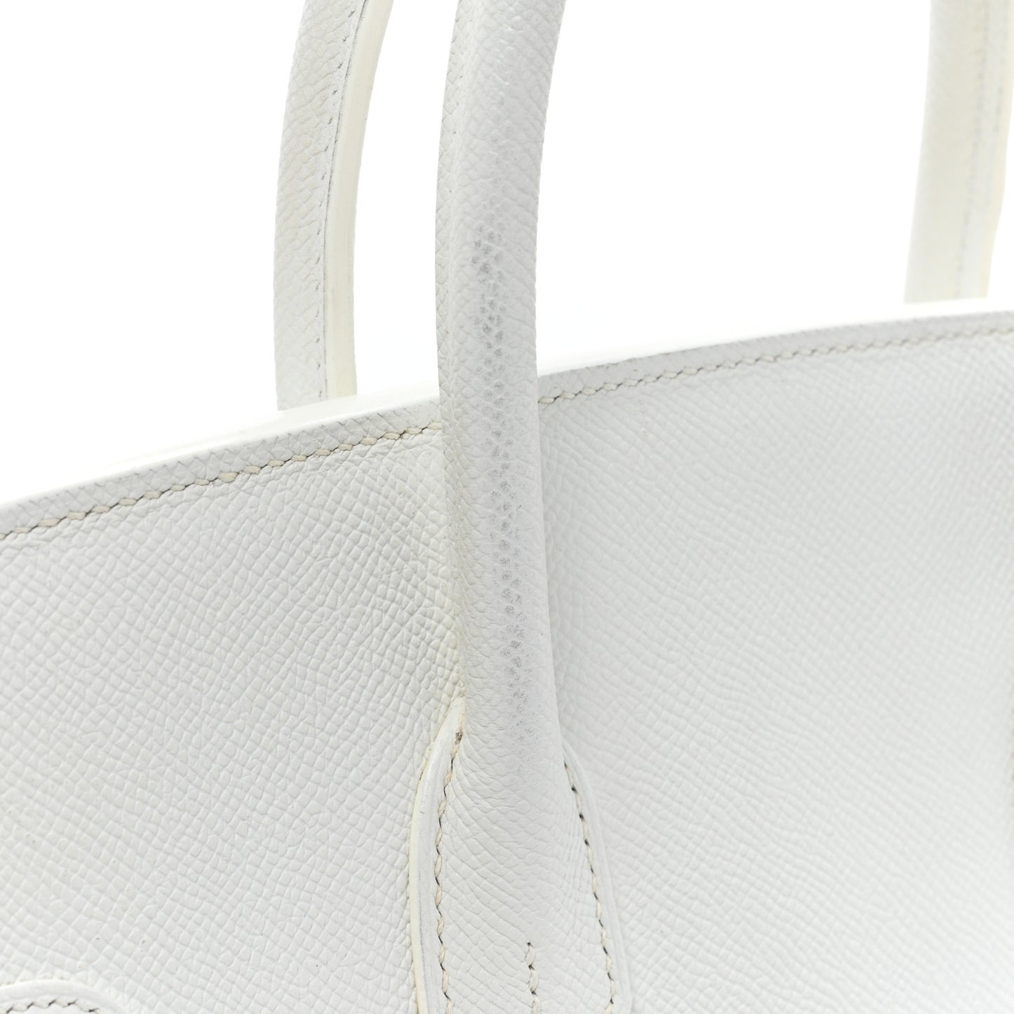 Epsom Birkin 35 White