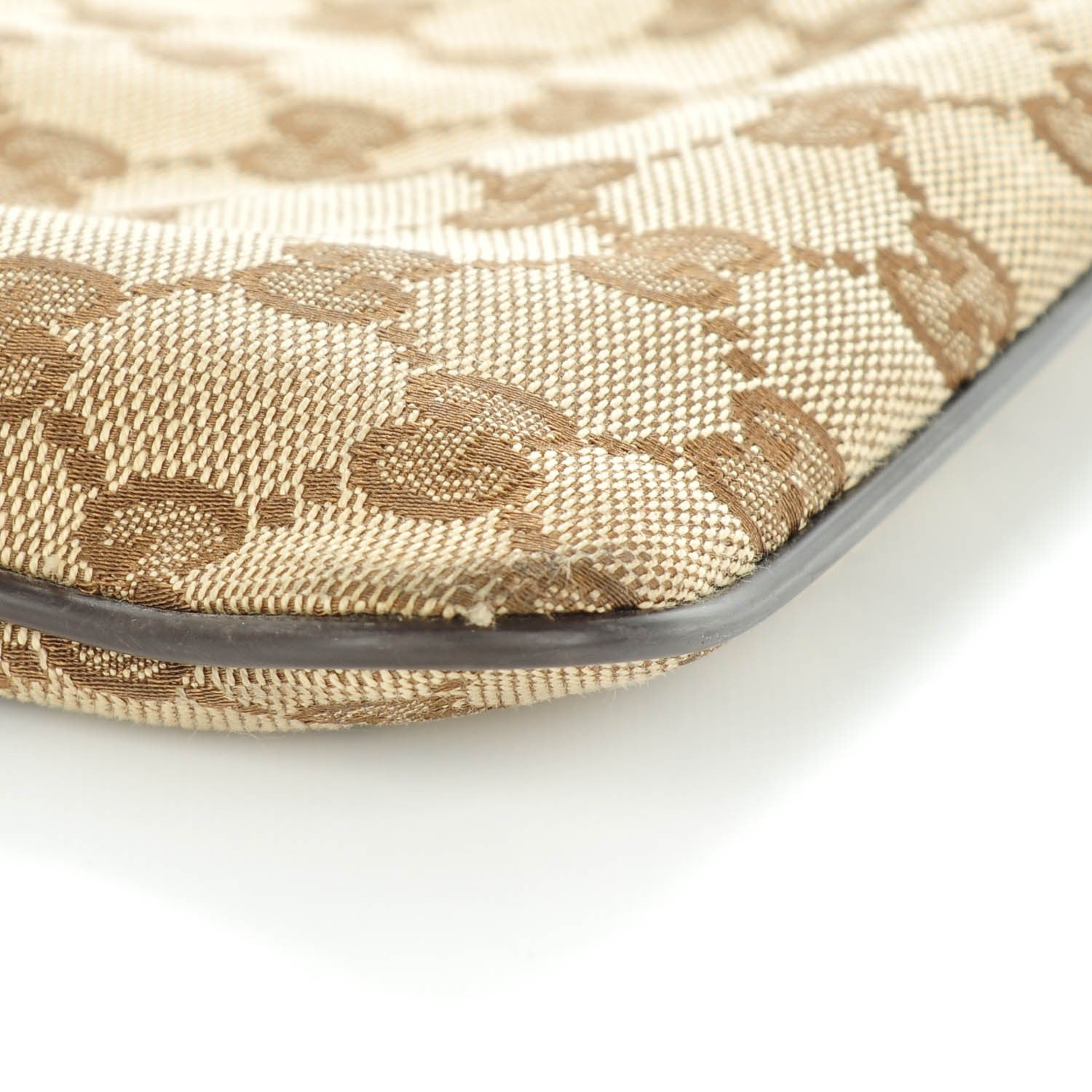 Gucci Monogram Web Small Flat Messenger Bag Brown 9 of 9