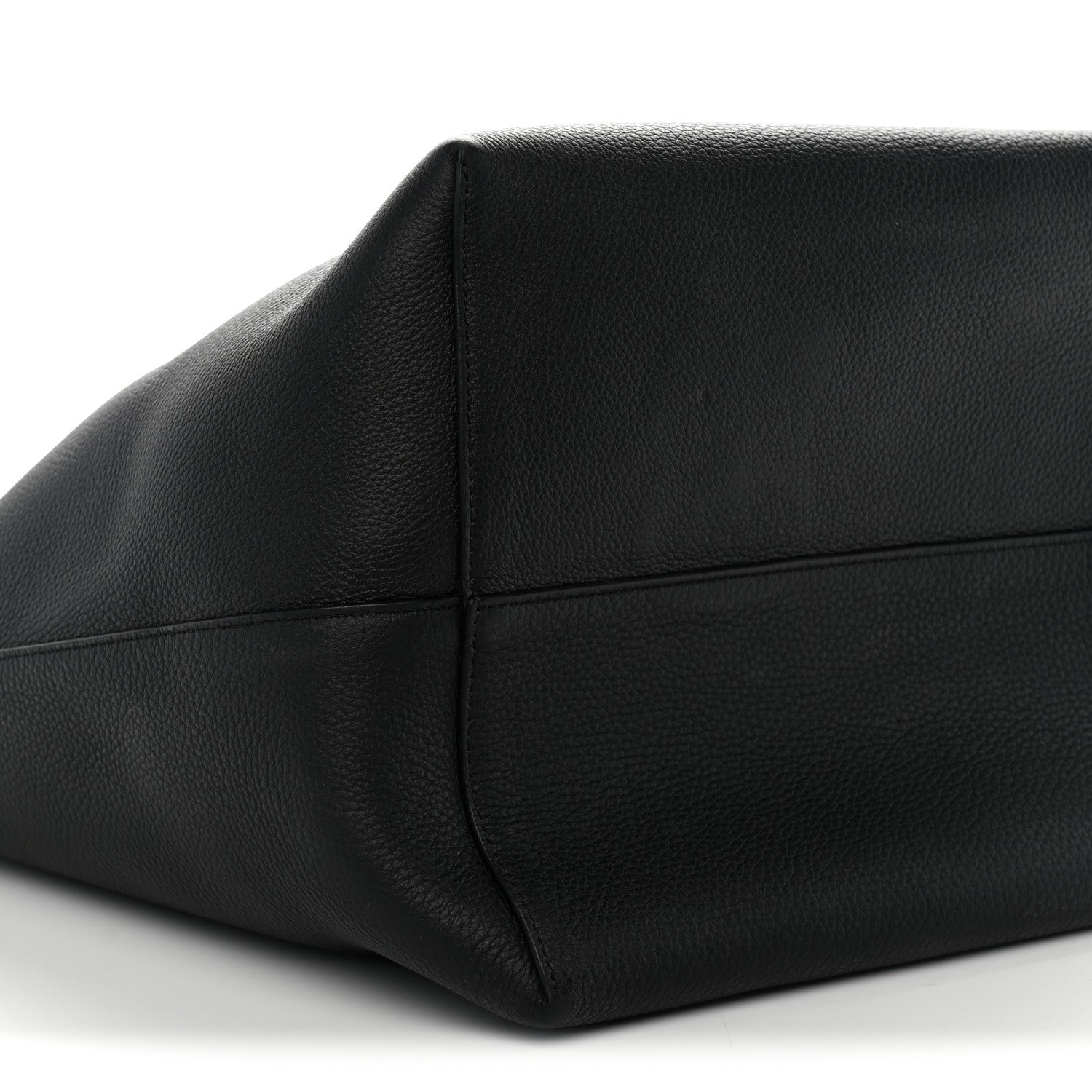 The Row Grained Calfskin Large N/S Park Tote Black 8 of 10