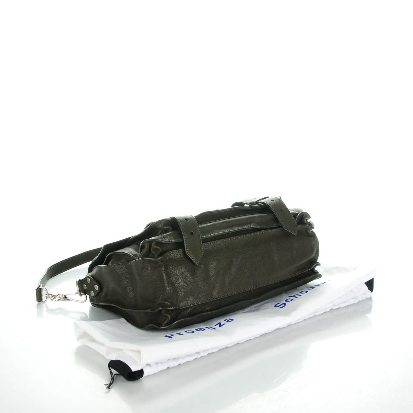 Lambskin Medium PS1 Satchel Military