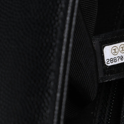 Chanel Caviar Quilted New Medium Boy Flap Black 5 of 5