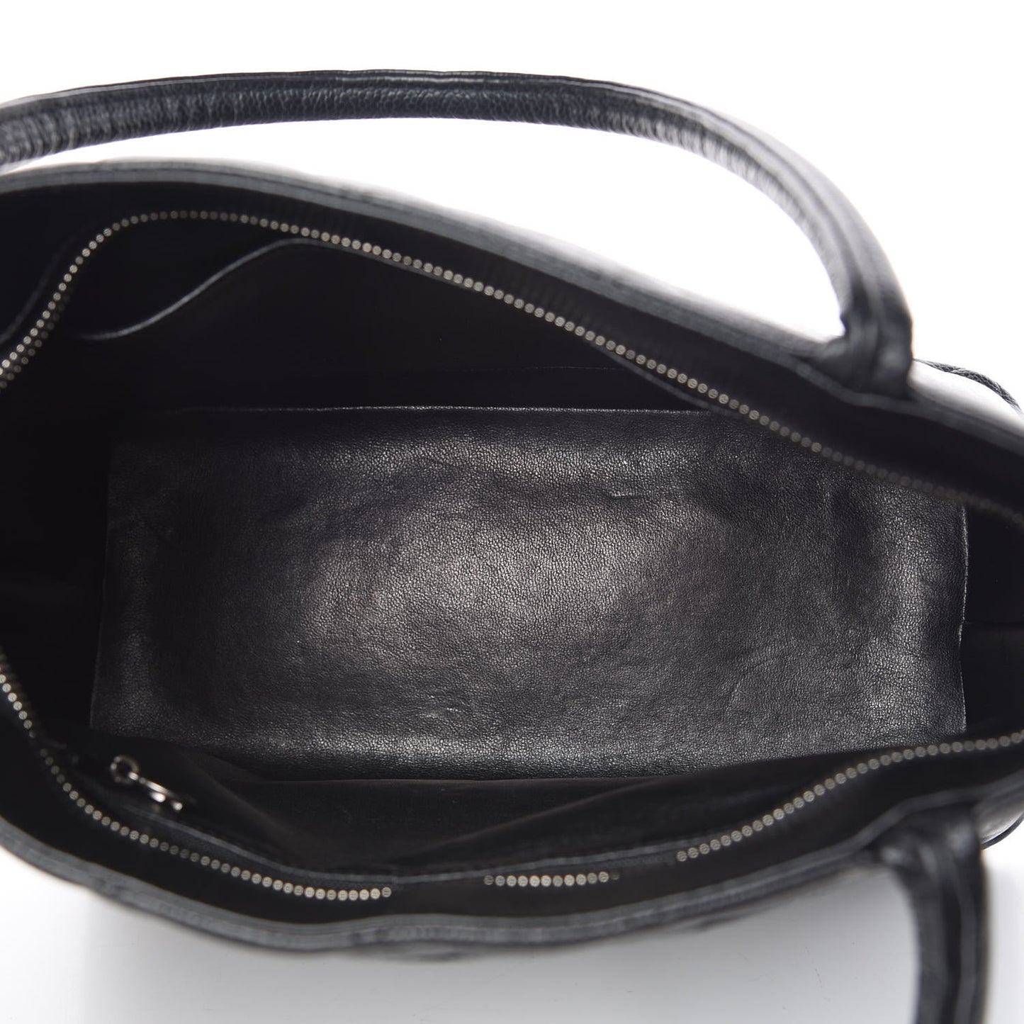 Caviar Quilted Medallion Tote Black