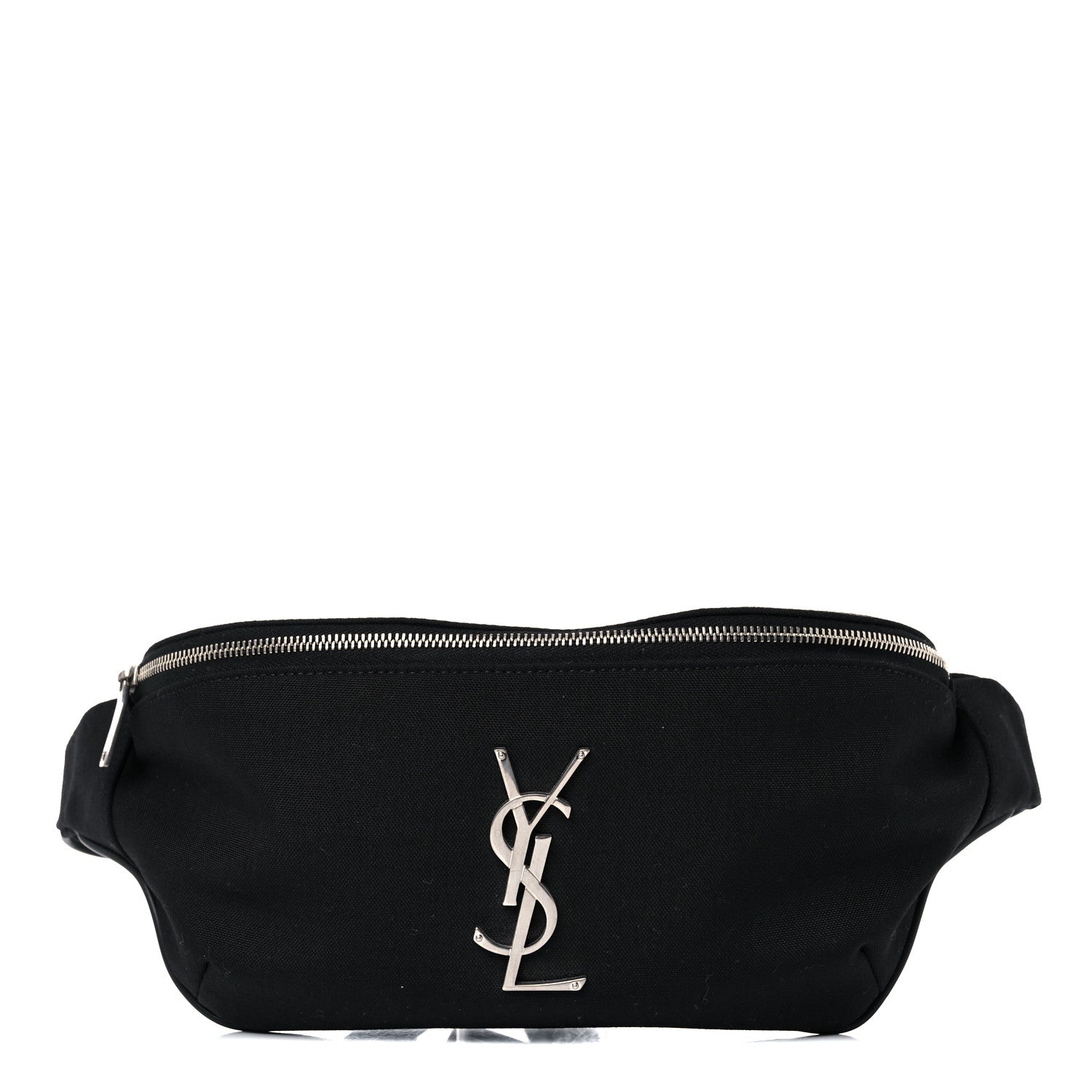 Saint Laurent Canvas Monogram Belt Bag Black 1 of 9
