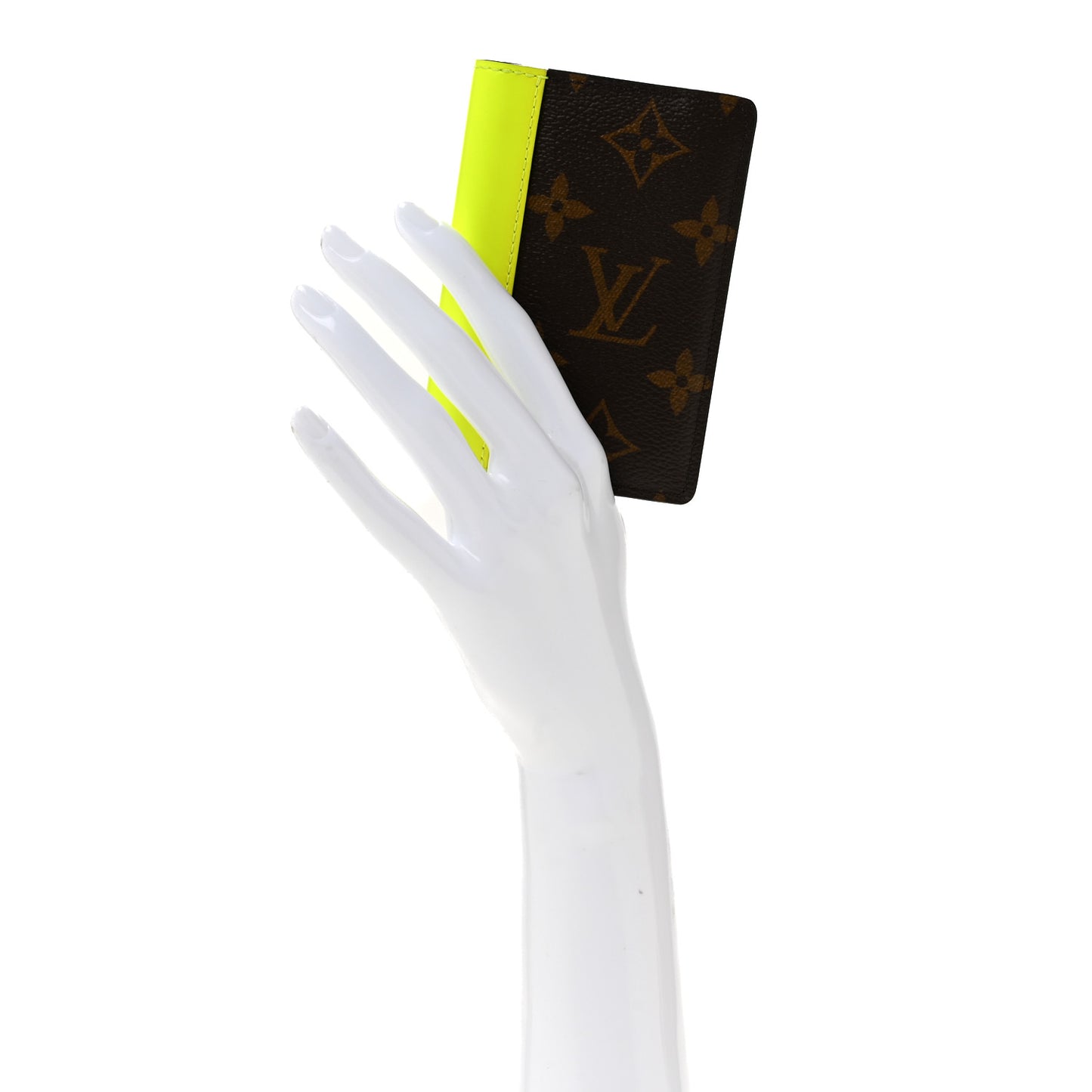Monogram Pocket Organizer NM Yellow