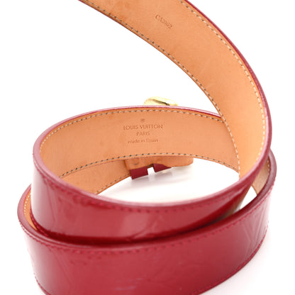 Louis Vuitton Vernis Ceinture 30mm Belt 80 32 Rouge 4 of 5