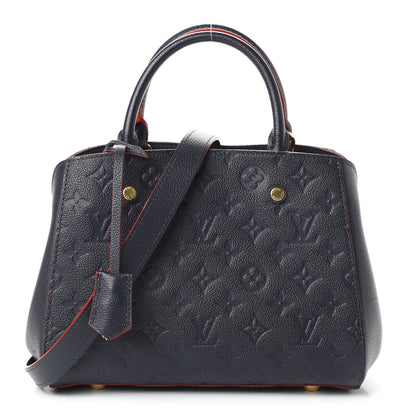 Louis Vuitton Empreinte Montaigne BB Marine Rouge 1 of 10