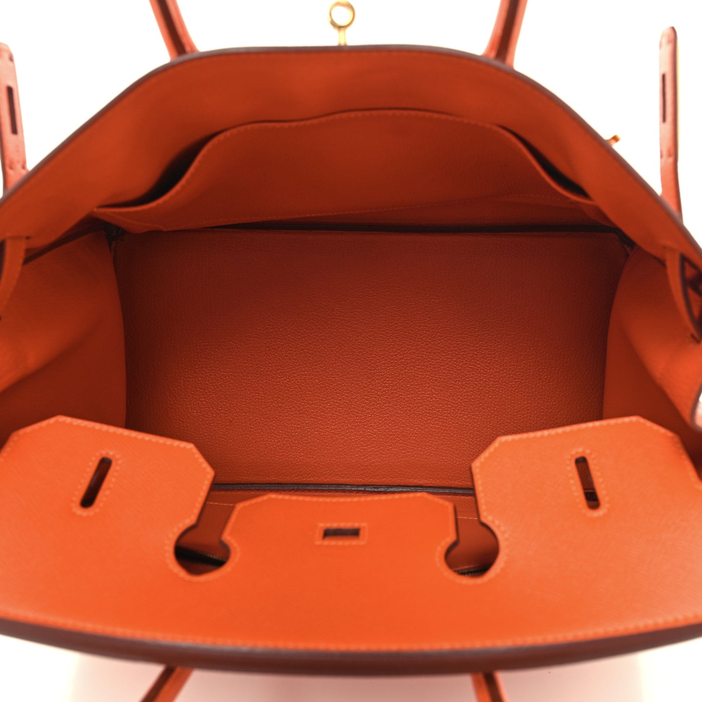 Epsom Birkin 35 Orange
