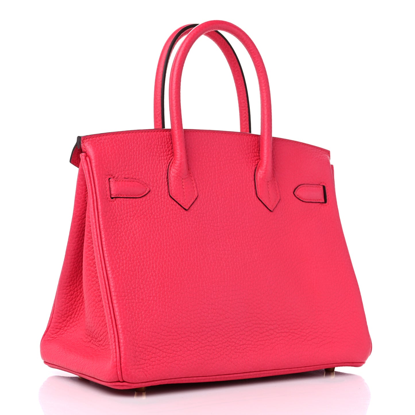 Taurillon Clemence Birkin 30 Rose Extreme