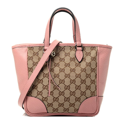 Gucci Monogram Small Bree Tote Beige Soft Pink 1 of 4