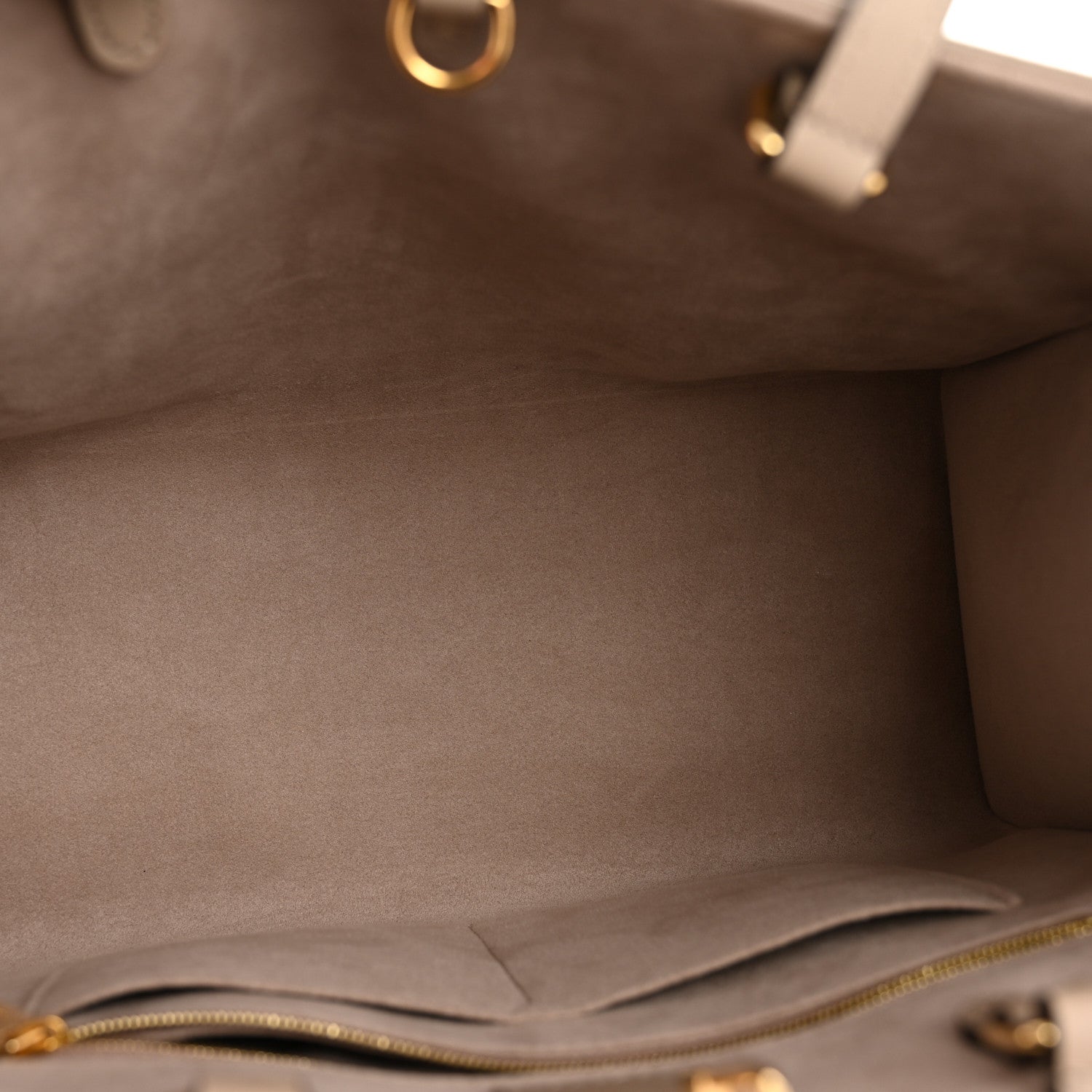 Louis Vuitton Empreinte Monogram Giant Onthego MM Tourterelle Creme 5 of 12