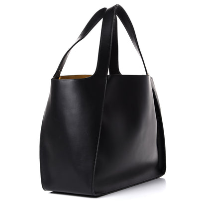 Stella McCartney Eco Alter Nappa East West Perforated Tote Black 3 of 11