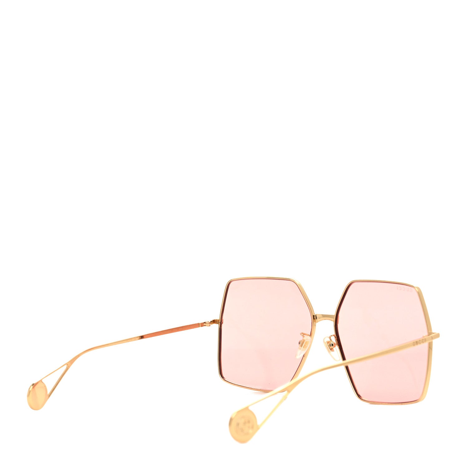 Gucci Square Frame GG0536S Sunglasses Gold 4 of 8